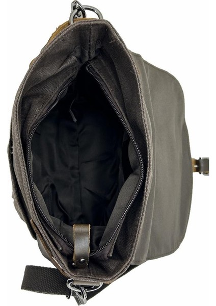 31487 Mumlanmış Kanvas Retro Omuz Çantası Kahve modelleri