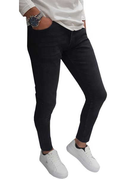 Denim Loni Rocky Denim Slim Fit Füme Jean PANTOLON-6646