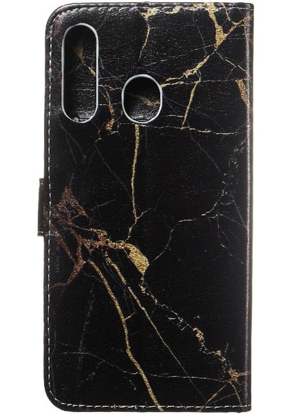 Samsung Galaxy A60 Mermer Desen Pu Deri Cüzdan Kart Için Flip Case (Yurt Dışından) fırsatları