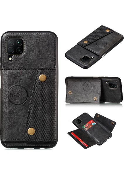 Cüzdan Kılıf Samsung Galaxy A22 4g/ M22 Darbeye Koruyucu Kickstand (Yurt Dışından)
