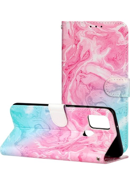 Samsung Galaxy A21S Tam Koruma Için Flip Case Mermer Desen Manyetik (Yurt Dışından) indirimleri