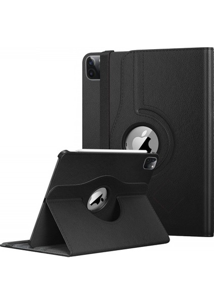 Apple iPad Pro 11 Inç M4 2024 Kılıf 360 Dönebilen Standlı Case A2836 A2837 A3006