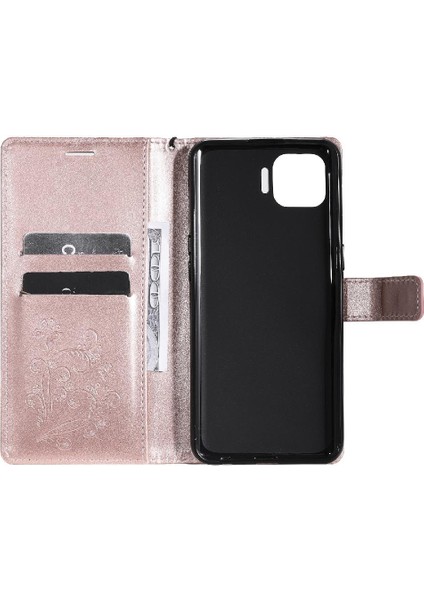 Kart Yuvası Standı ile Oppo Oppo 4 Lite Için Flip Case Darbeye Kapak Çevirin (Yurt Dışından)