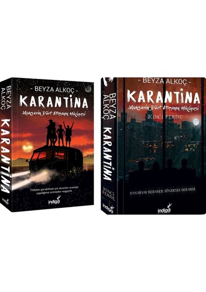 Karantina 1 - Karantina 2 Ciltsiz Beyza Alkoç İndigo Kitap