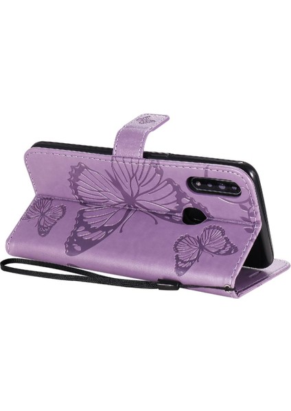 Oppo A8 Için Flip Case/oppo 2020 Flip Kickstand Kart Yuvası Standı ile Kapak (Yurt Dışından)