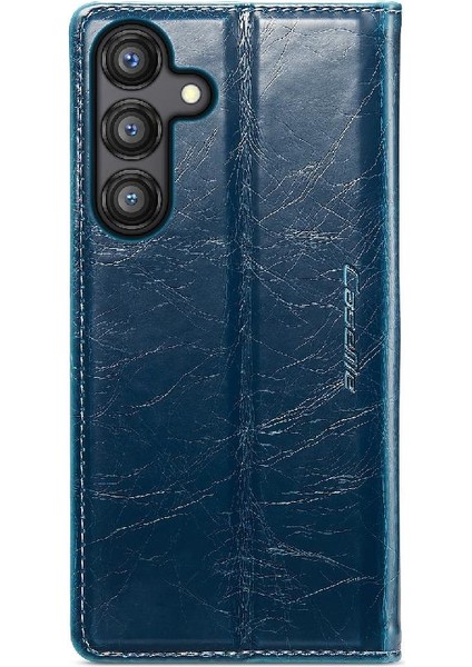 Samsung Galaxy Flip 5g Için Flip Case Çılgın At Pu Deri Retro Cüzdan (Yurt Dışından)