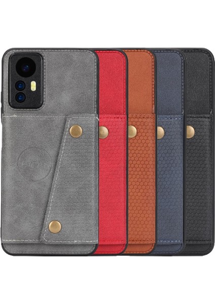 Cüzdan Durumda Xiaomi Redmi Not 12S Cüzdan Durumda Kart Tutucu Kickstand Içinde (Yurt Dışından)