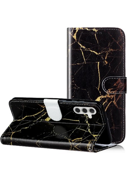 Samsung Galaxy A24 4g Kart Yuvaları Için Flip Case Tutucu Tam Koruma Pu (Yurt Dışından)