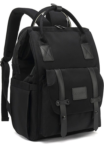 Dimute Shop Çok Fonksiyonlu USB Anne ve Bebek Çantası - Beyaz (Yurt Dışından)