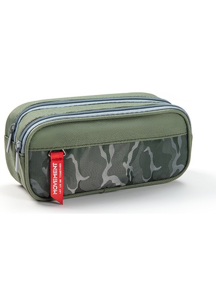 Ilkokul ve Ortaokul Öğrencileri Için Büyük Kapasiteli, Basit ve Yeni, Yaratıcı, Çift Katmanlı, Çok Fonksiyonlu Kırtasiye Çantası (Yurt Dışından)