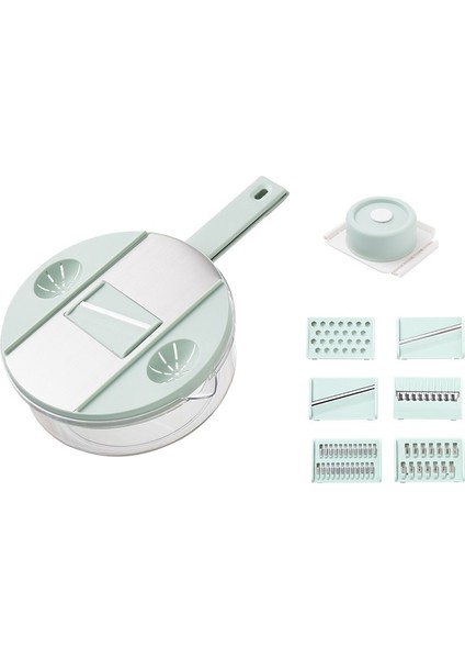 Çok Fonksiyonlu Paslanmaz Çelik Manuel Dilimleme ve Jülyen Sebze Kesici (Yurt Dışından)