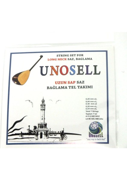 Uzun Sap 0.20 mm Saz Bağlama Teli