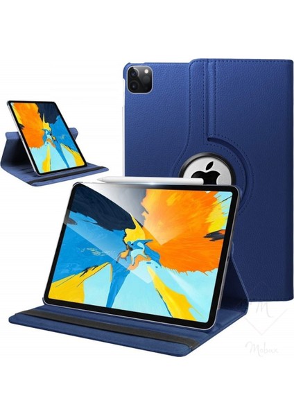 Apple iPad Pro 11 Inç M4 2024 Kılıf 360 Dönebilen Standlı Case A2836 A2837 A3006