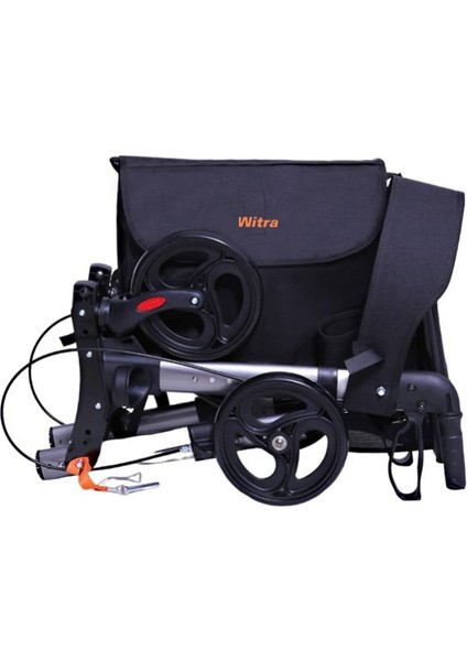 Alüminyum Katlanabilir Lüks Rollator Walker Yürüteç fırsatları