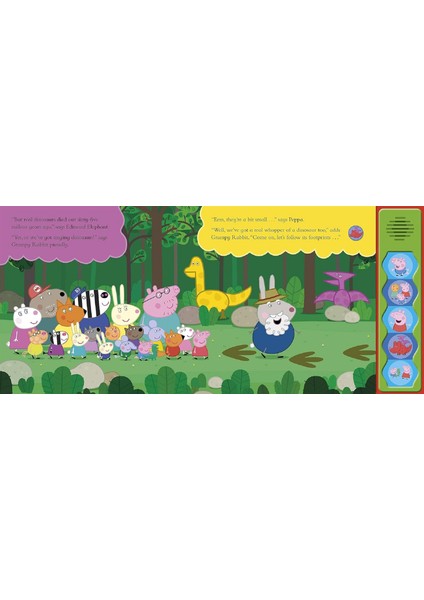 Peppa Pıg - Stomp And Roar A Noısy Dınosaur Book