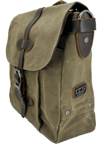 31487 Mumlanmış Kanvas Retro Omuz Çantası Haki fırsatları