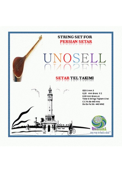 1 Takım Setar Saz İçin Teli