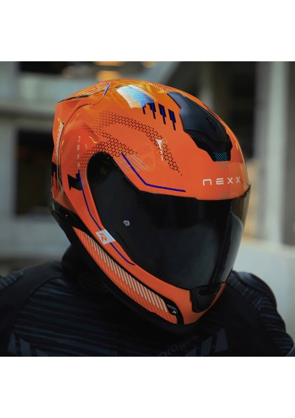 Y.100R Baron Turuncu Kask