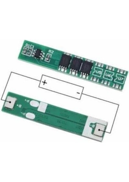 1S 7.5A 3.7V BMS Koruma Kartı - 1 Adet modelleri