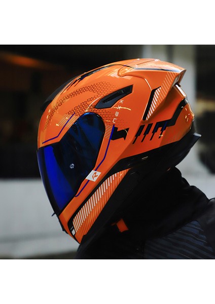 Y.100R Baron Turuncu Kask indirimleri