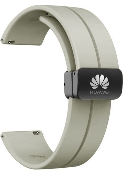 -Huawei Watch Fit 2 Modeline Uyumlu - Magnet Tokalı SILIKON KORDON - 20MM