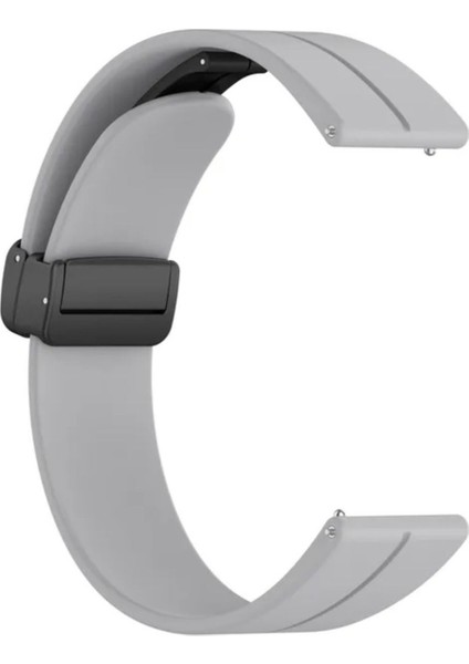 -Huawei Watch Fit 2 Modeline Uyumlu - Magnet Tokalı SILIKON KORDON - 20MM