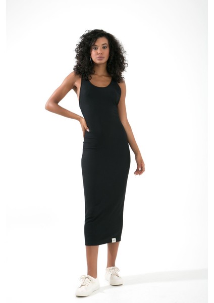 Montenegro Uzun Toparlayıcı Fitilli Sırt Dekolteli Elbise fırsatları