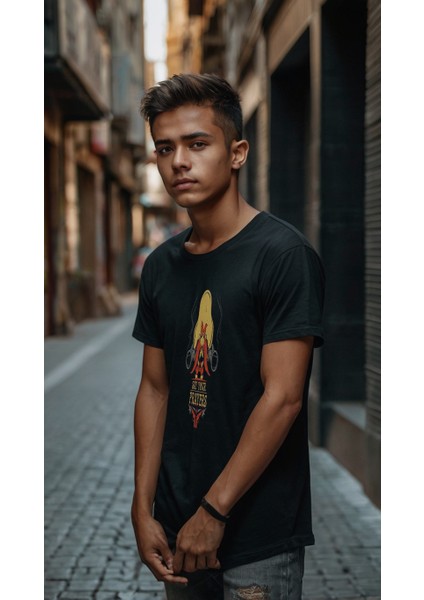 Erkek Baskılı T-Shirt Erkek Tişört modelleri