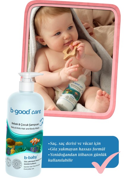 b-good Bebek & Çocuk Saç ve Vücut Şampuanı 500 ml