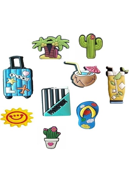 9 Adet Terlik Süsleri Set Tatil Set