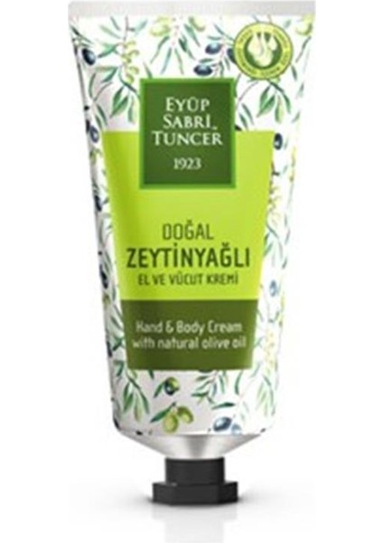 Doğal Zeytinyağlı El ve Vücut Kremi 50ML Tüp