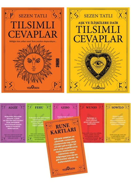 Aşk ve İlişkilere Dair Tılsımlı Cevaplar - Tılsımlı Cevaplar 2 Kitap - Sezen Tatlı