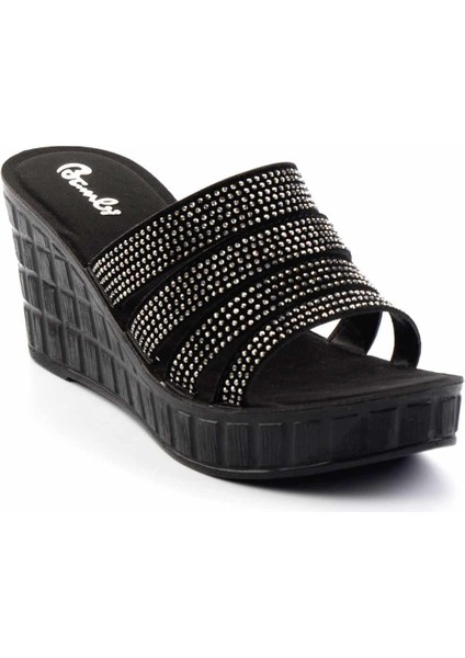 Platin Taşlı Kadın Terlik K04496720987 modelleri