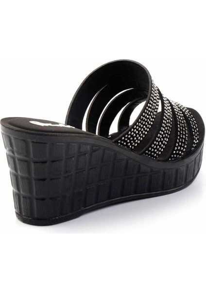 Platin Taşlı Kadın Terlik K04496720987 fırsatları