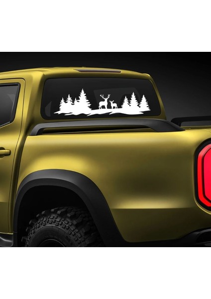 Offroad Kamp Avcı Adventure Araba Oto Karavan Sticker 00046