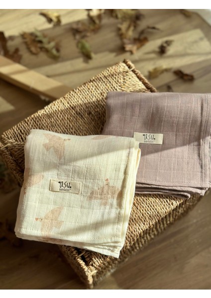 Mix&match 2'li Organik Pamuk Müslin Freebird&umber Brown fiyatları