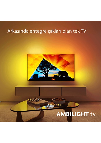 65OLED759/12 65'' 164 Ekran Uydu Alıcılı 4K Ultra HD Smart Ambilight LED TV