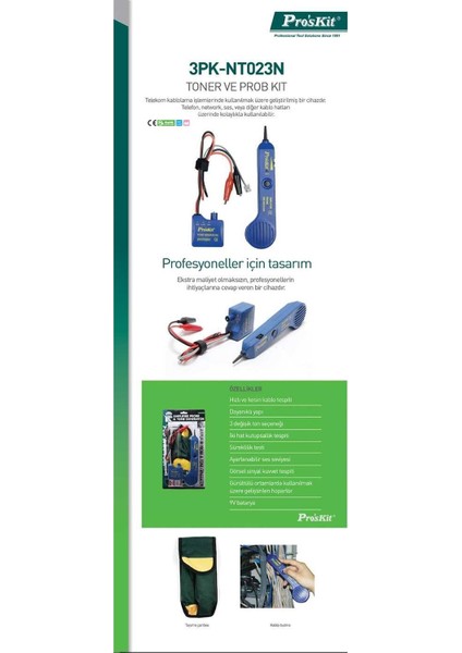 3PK-NT023N Toner ve Prob Kit; Proskit