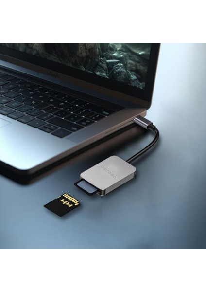 2'si 1 Arada Usb-C Kart Okuyucu Sd Microsd