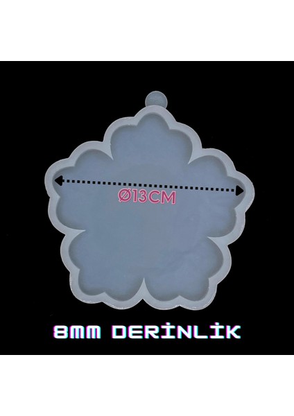 Epoksi Silikon Kalıp / Çiçek Bardak Altlığı