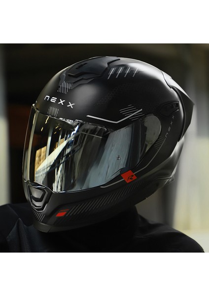 Y.100R Baron Mat Siyah Kask