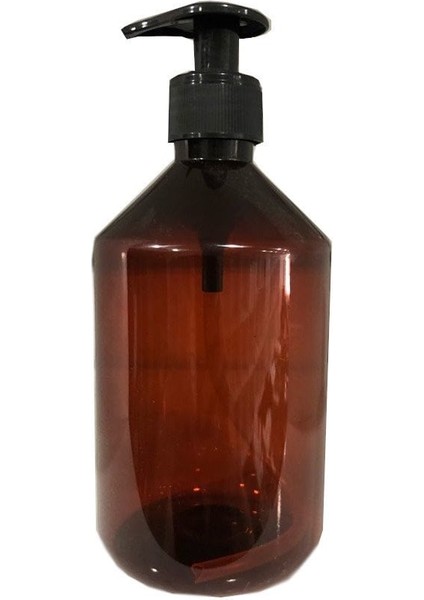 Amber Plastik Pompalı Şişe 500 ml 100 Adet