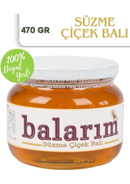 Süzme Çiçek Balı 470 gr