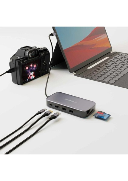 256 GB Usb-C Hub & SSD Sürücü Tümü Bir Arada Bağlantı ve Depolama Pd 100W