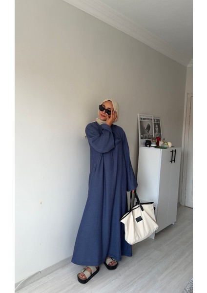 Fresia Elbise Indigo