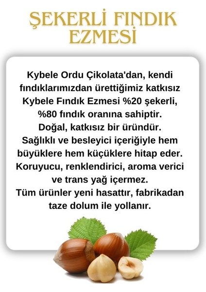 Şekerli Fındık Ezmesi 300 Gr