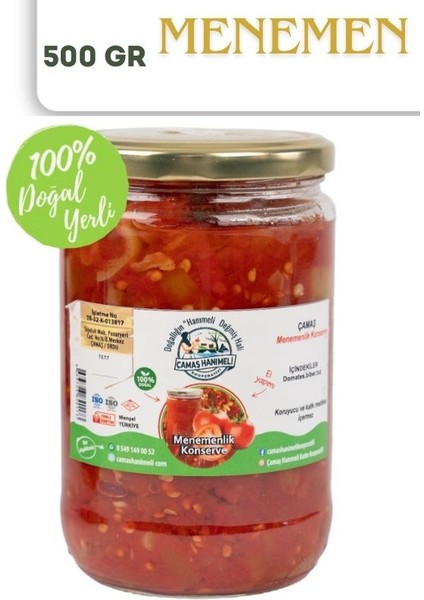 Çamaş Hanımeli Kooperatifi Menemen 500 gr