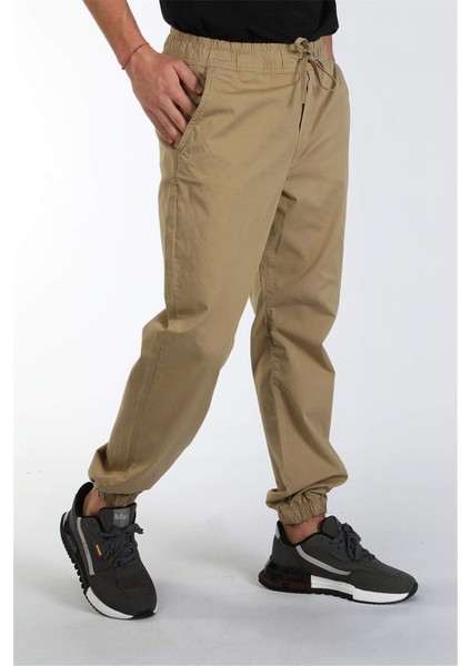 Lee Cooper 242 Lcm 221006 1501 Camel Jogger 2 Erkek Dokuma Pantolon