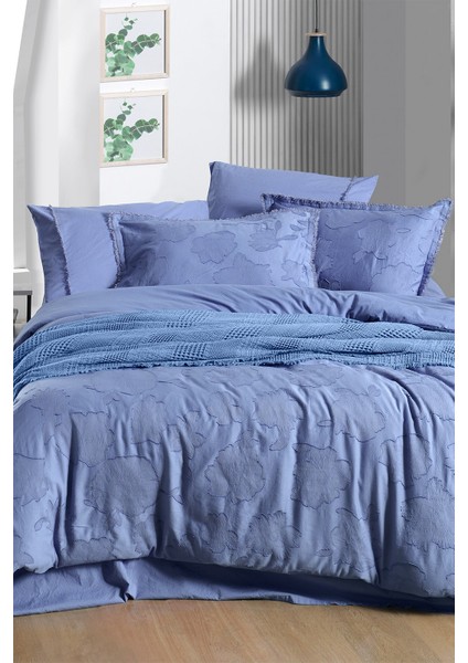 Prado Mavi King Size (Battal Boy) %100 Pamuk Mood Comfort Nevresim Takımı modelleri