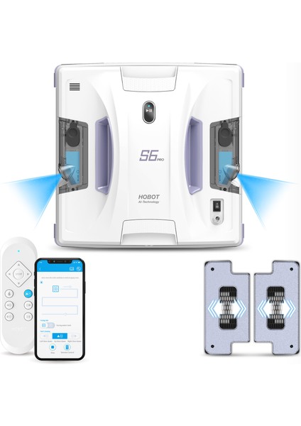 S6PRO Cam Silme Robotu Dakikada 600 Kere Hareket Eden Moplar